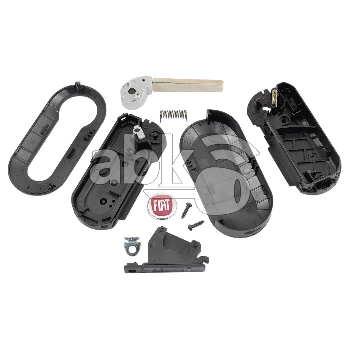 Fiat 2005+ Flip Remote Cover 3Buttons SIP22 - ABK-2668 - ABKEYS.COM