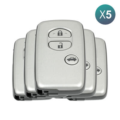 Смарт-Ключ Toyota Camry Crown 2004+ Оригинальный, 3Кнопки 89904-33610 312MHz, P1 D4 5 шт Комплект