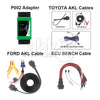 OBDStar P002 Adapter Kit for TOYOTA 8A & Ford All Keys Lost Programming + Bosch ECU Flash Cable -