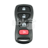 Nissan Altima 2003+ Remote Control 4Buttons 28268-9Y800 433MHz MSRA16 - ABK-2714 - ABKEYS.COM