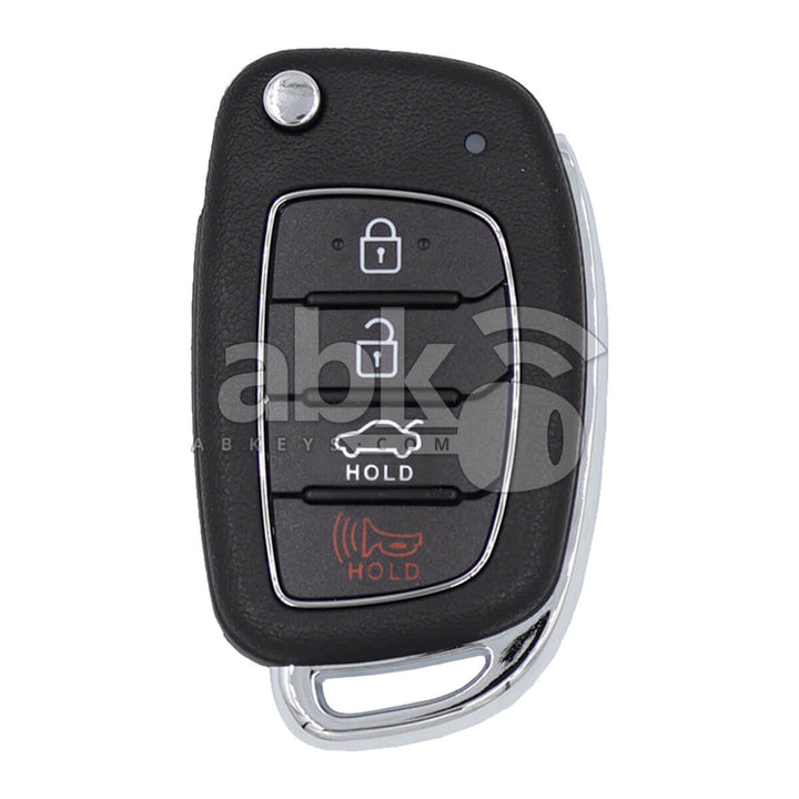 Genuine Hyundai Elantra 2017+ Flip Remote 4Buttons 95430-F2000 95430-F2001 433MHz OKA-N038 -