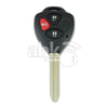 Genuine Toyota Yaris 2007+ Key Head Remote 3Buttons 89070-52850 312MHz M0ZB41TG TOY43 - ABK-2732 -