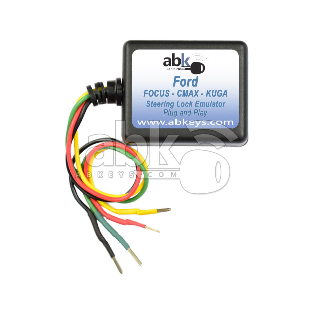 Ford Steering Lock Emulator For Focus Kuga C Max 2003+ Plug & Play   ABK 2735   ABKEYS