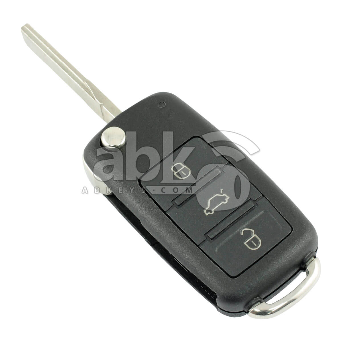Audi A8 2003+ Flip Remote 3Buttons KR55WK45032 315MHz HU66 Keyless Go - ABK-2740 - ABKEYS.COM
