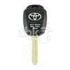 Toyota 2012+ Key Head Remote Cover 2Buttons TOY43 - ABK-2757 - ABKEYS.COM