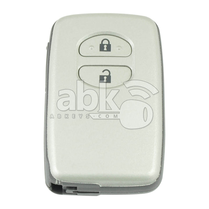Toyota Land Cruiser Prado 2008+ Smart Key Cover 2Buttons Light Gray - ABK-2758 - ABKEYS.COM