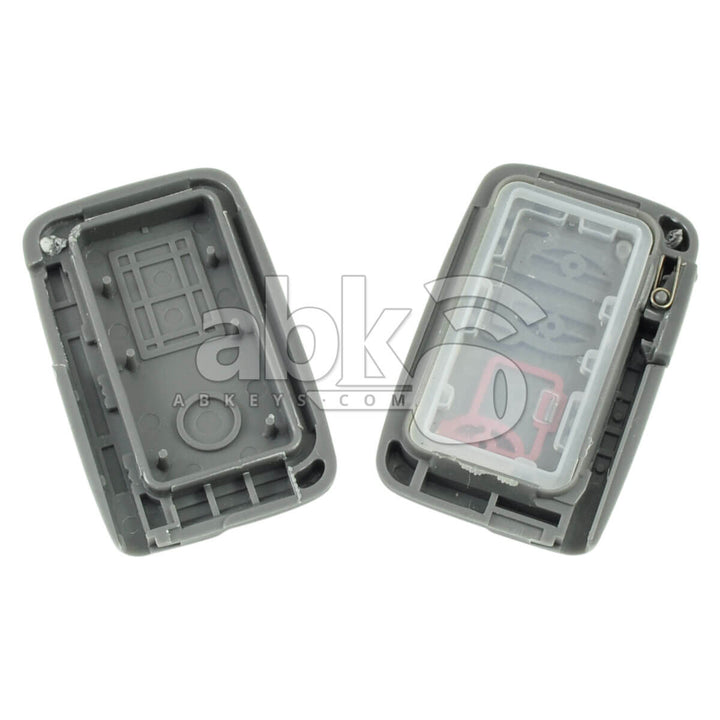 Toyota Land Cruiser Rav4 4Runner 2008+ Smart Key Cover 3Buttons Light Gray - ABK-2759 - ABKEYS.COM