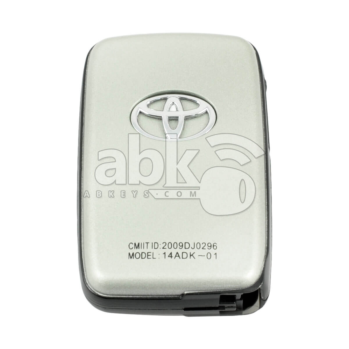 Toyota Camry Prado Crown Majesta Mark X 2004+ Smart Key Cover 3Buttons Light Gray - ABK-2760 -