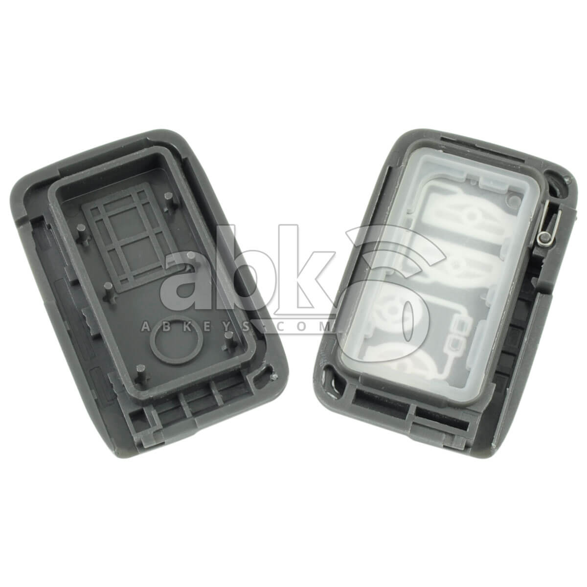 Toyota Camry Avalon Corolla Rav4 Highlander 2008+ Smart Key Cover 4Buttons Light Gray - ABK-2761 -