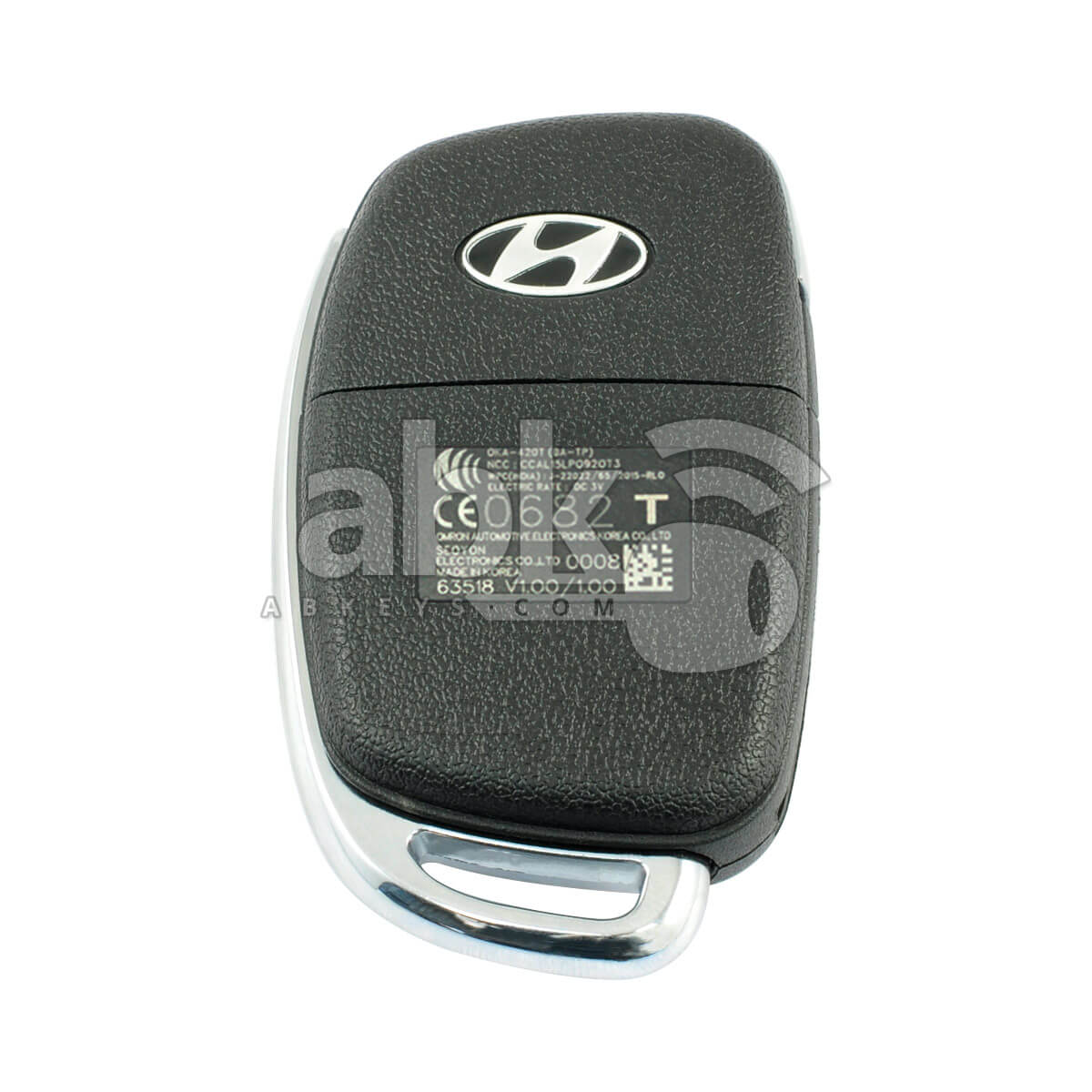 Genuine Hyundai I10 2016+ Flip Remote 3Buttons 95430-B4400 433MHz OKA-420T - ABK-2762 - ABKEYS.COM