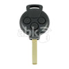 Smart ForTwo ForFour 2008+ Key Head Remote 3Buttons 315MHz VA2 - ABK-2766 - ABKEYS.COM