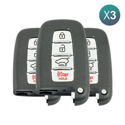 Llave Inteligente Original Hyundai Veloster, Sonata 2010+ 4Botones 95440-2V100 315MHz, SY5HMFNA04 3 Uds Lote