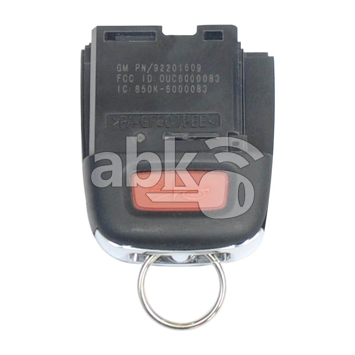 Genuine Pontiac GT G8 2008+ Flip Remote 5Buttons 92201609 315MHz OUC6000083 - ABK-2797 - ABKEYS.COM