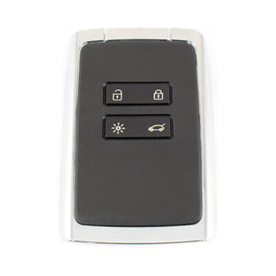 Renu Megane4, Talisman, Espace5 2016+ Smart Key Cover, 4Buttons Chrome