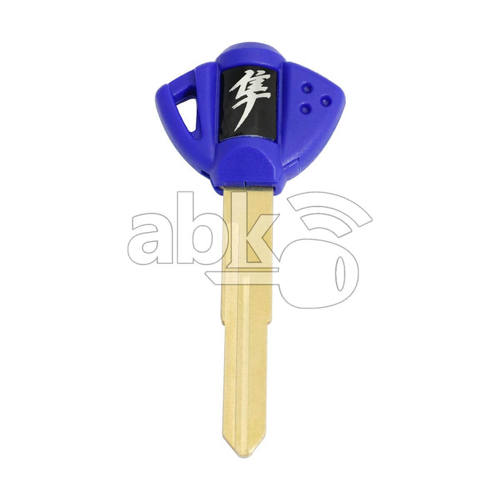 Suzuki GSX-R HAYABUSA Motorcycle Chip Less Key SZ17 Blue - ABK-2819 - ABKEYS.COM