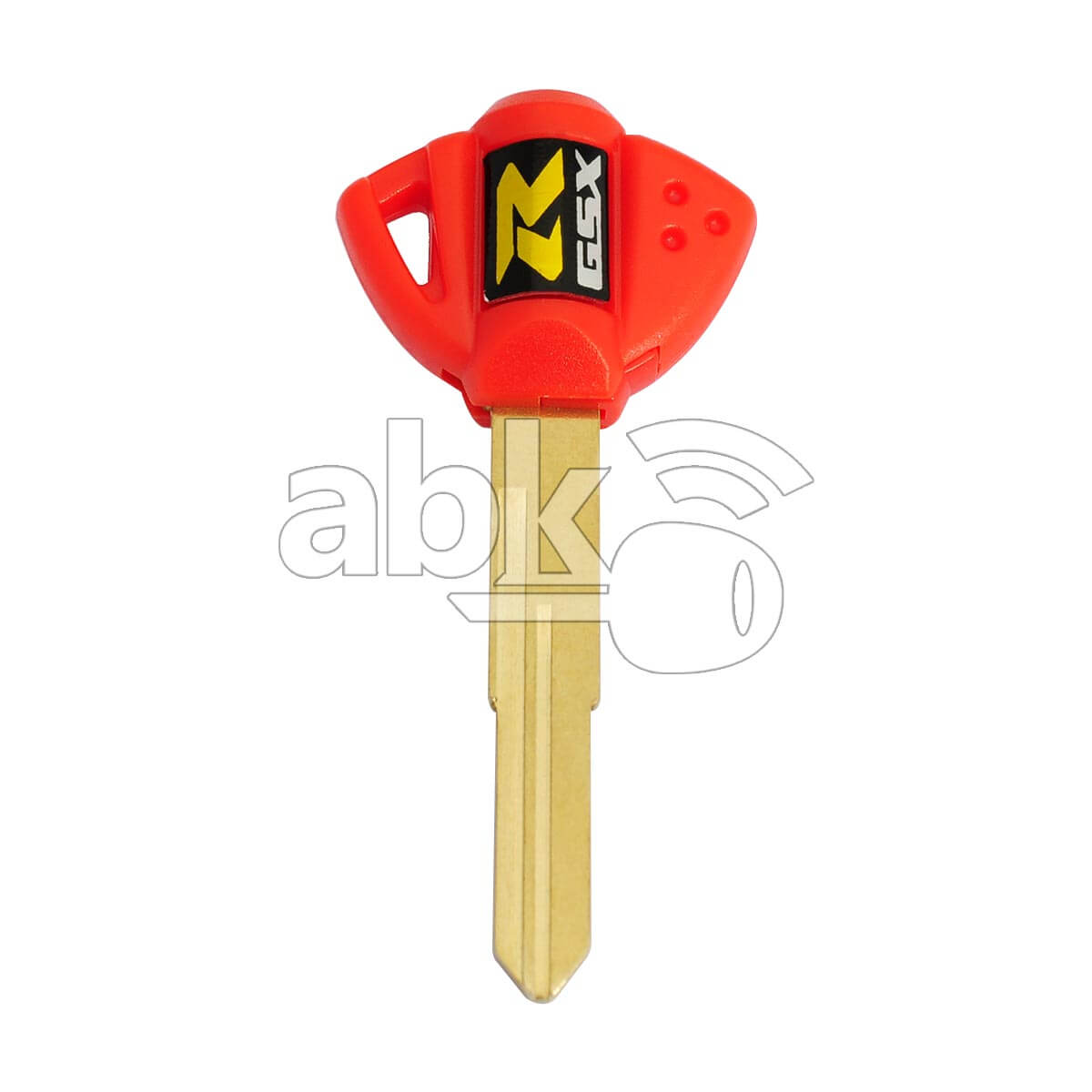 Suzuki GXS-R Motorcycle Chip Less Key SZ17 Red - ABK-2824 - ABKEYS.COM