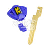 Suzuki GXS-R Motorcycle Chip Less Key SZ17 Blue - ABK-2825 - ABKEYS.COM