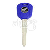 Honda Motorcycle Chip Less Key HON70 Blue - ABK-2830 - ABKEYS.COM