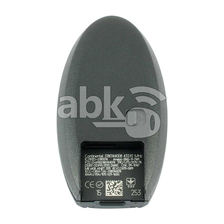 Genuine Nissan Pathfinder 2013+ Smart Key 5Buttons 285E3-3KL7A 433MHz KR5S180144014 - ABK-2848 -