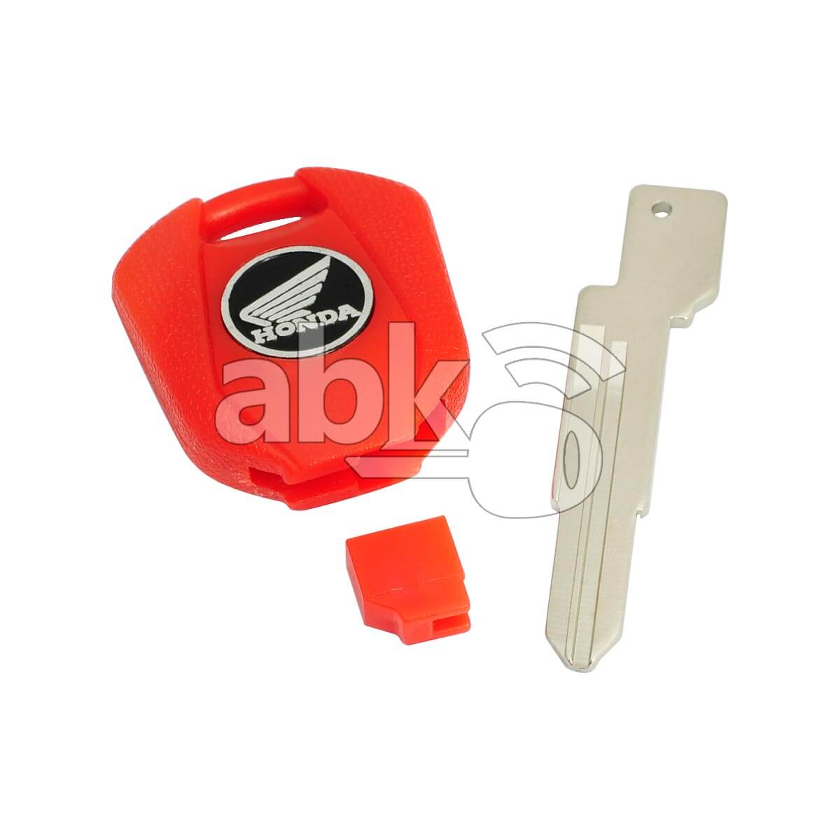 Honda Motorcycle Chip Less Key YH29R Red - ABK-2849 - ABKEYS.COM