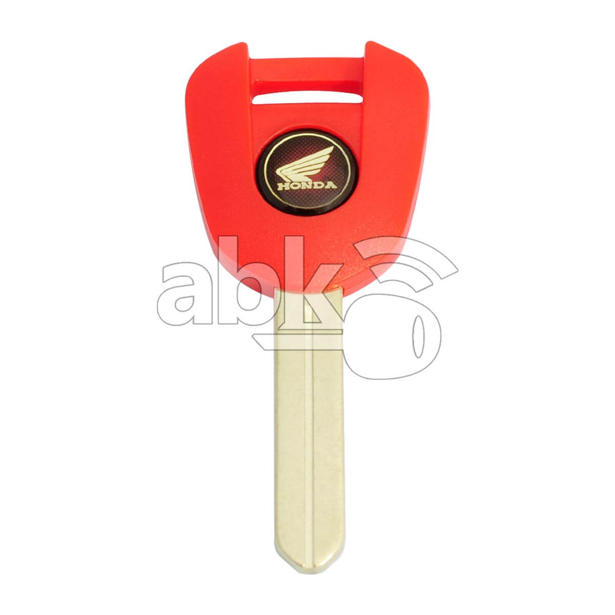 Honda Motorcycle Chip Less Key HON77 Red - ABK-2852 - ABKEYS.COM
