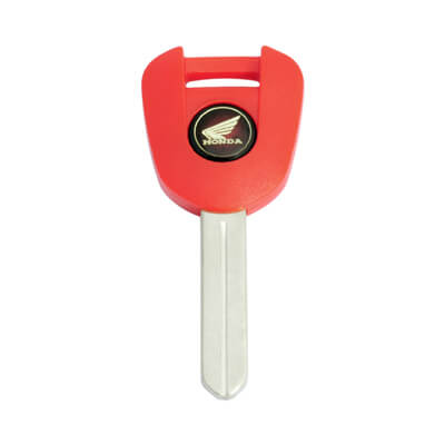 Honda Motorcycle Chip Less Key, HON77 Red
