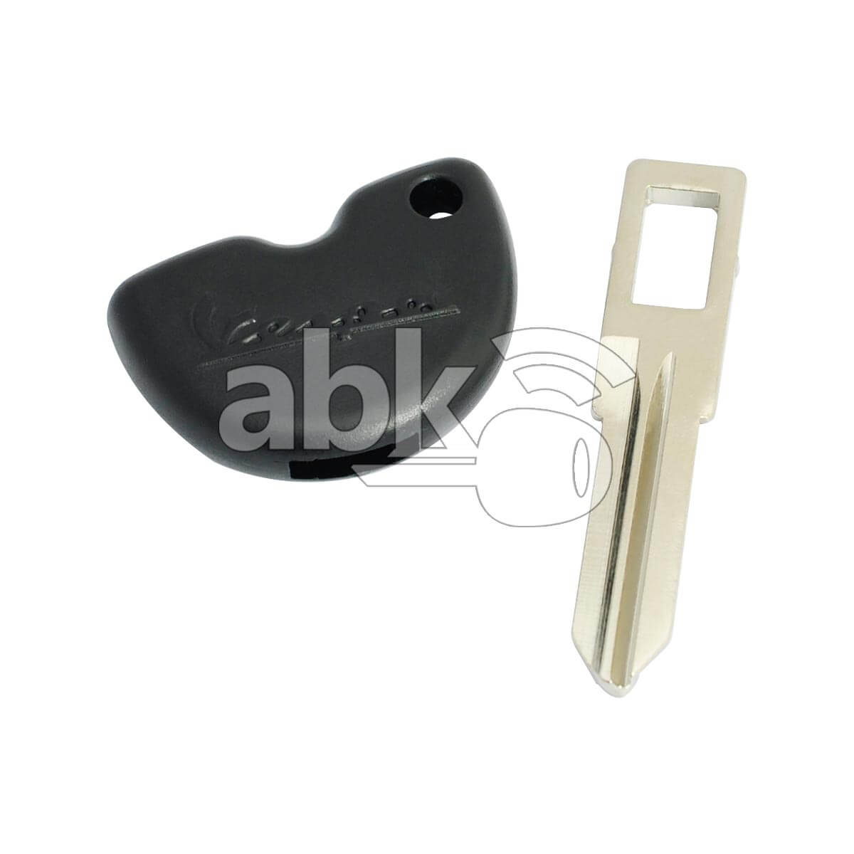 Vespa Piaggio Motorcycle Chip Less Key ZD14R   ABK 2853   ABKEYS