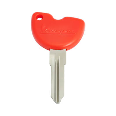 Vespa, Piaggio Motorcycle Chip Less Key, ZD14R Red