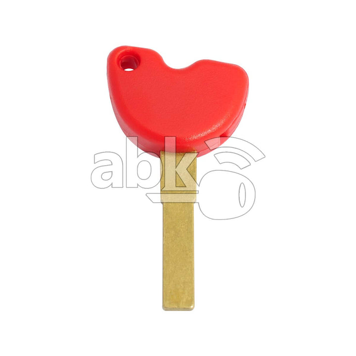 Ducati Motorcycle Aprilia Piaggio Chip Less Key SIP22 Red - ABK-2857 - ABKEYS.COM