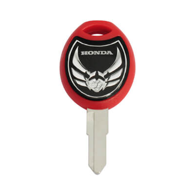 Honda Motorcycle Chip Less Key, HON24 Red