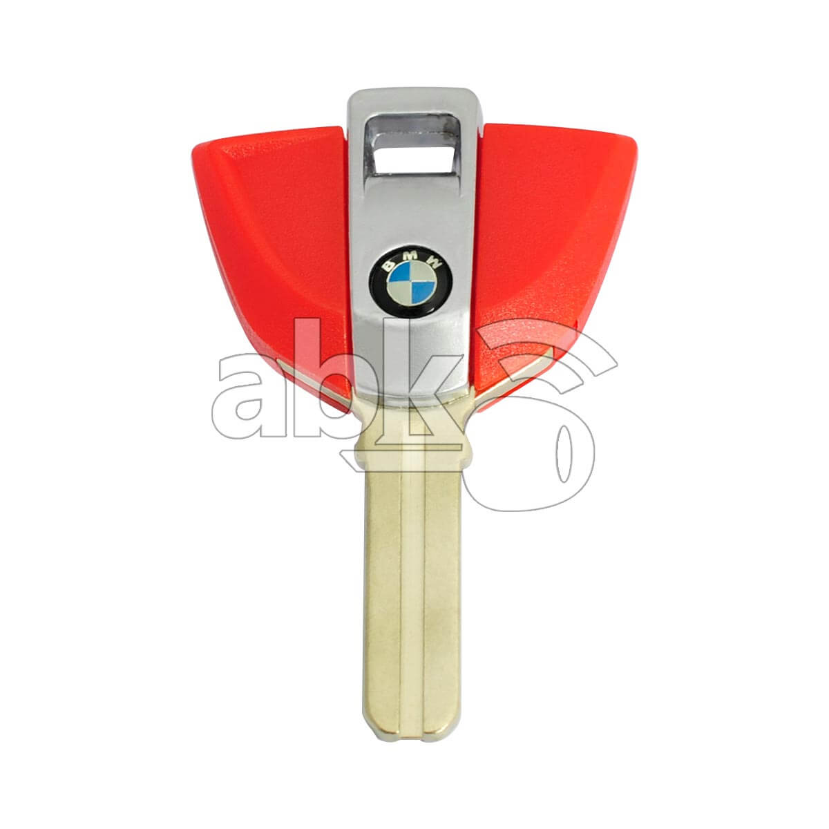 Bmw Motorcycle Chip Less Key BW9MH Red   ABK 2871   ABKEYS