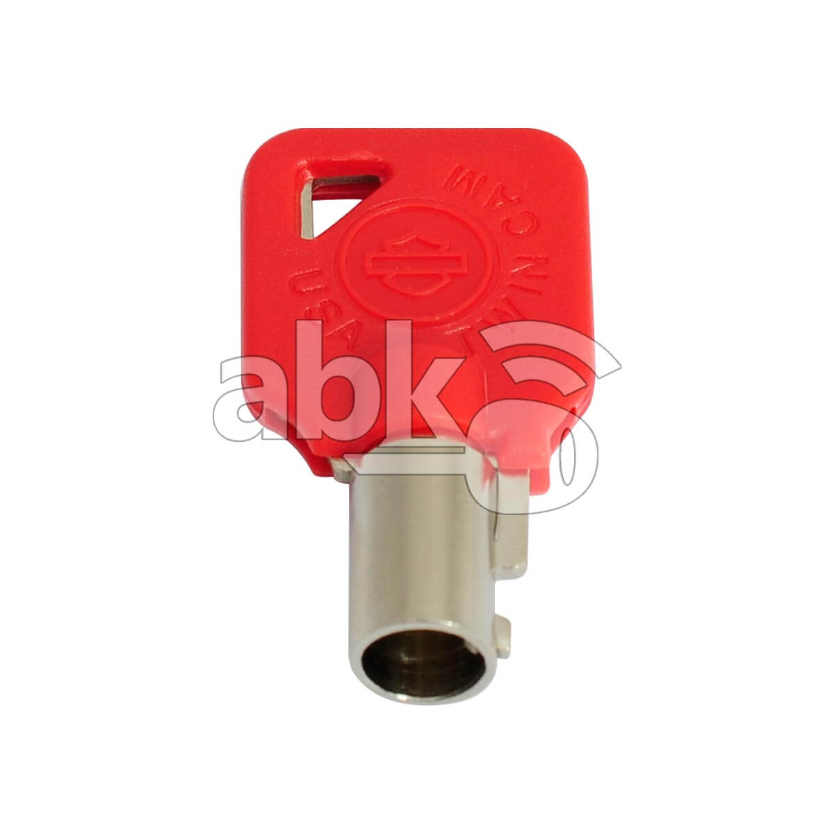 Harley Davidson Motorcycle Chip Less Key CH9T Red   ABK 2877   ABKEYS