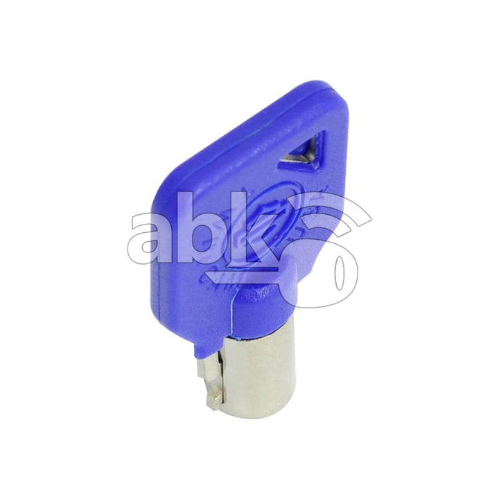 Harley Davidson Motorcycle Chip Less Key CH9T Blue - ABK-2878 - ABKEYS.COM