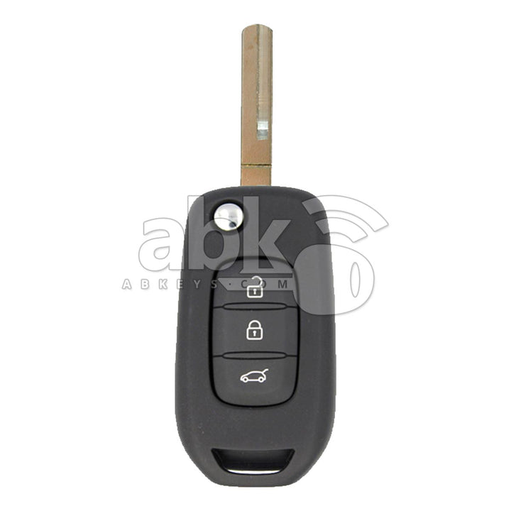 Renu Kadjar Captur Megane 2013+ Flip Remote 3Buttons 433MHz CWTWB1G767 - ABK-2880 - ABKEYS.COM