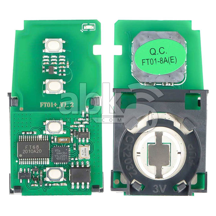 Lonsdor Toyota - Lexus Universal Smart Key PCB FT01+ P1: 8A / 88 - ABK-2888-FT01+ - ABKEYS.COM