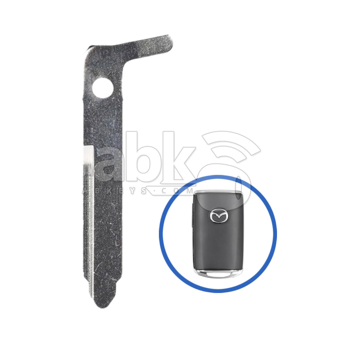 Mazda 2019+ Smart Key Blade MAZ13 BCY0-76-201 ABK-2889 |ABKEYS