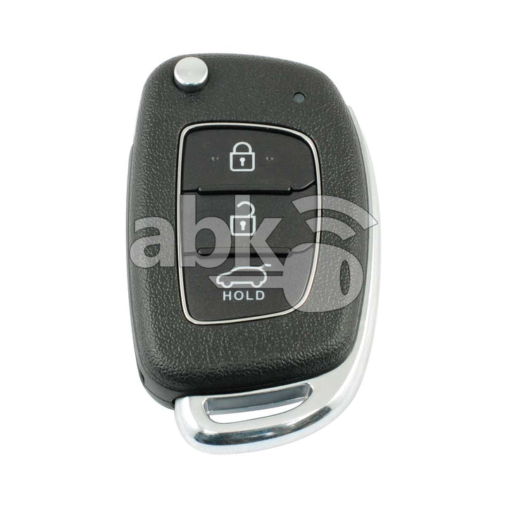 Genuine Hyundai I20 2014+ Flip Remote 3Buttons 95430-C7600 433MHz RKE-4F22 - ABK-2905 - ABKEYS.COM