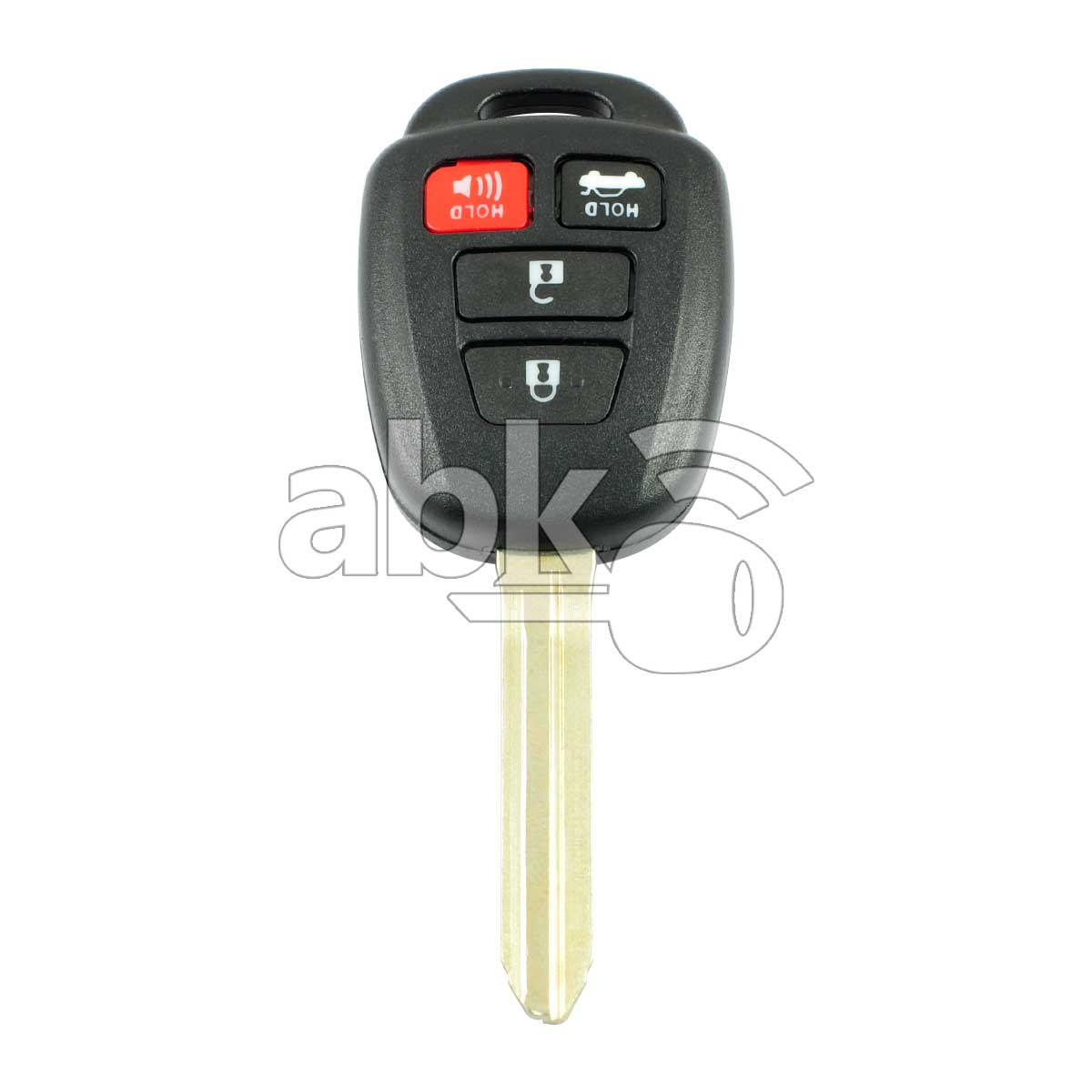 Toyota 2011+ Key Head Remote Cover 4Buttons TOY43 - ABK-2910 - ABKEYS.COM