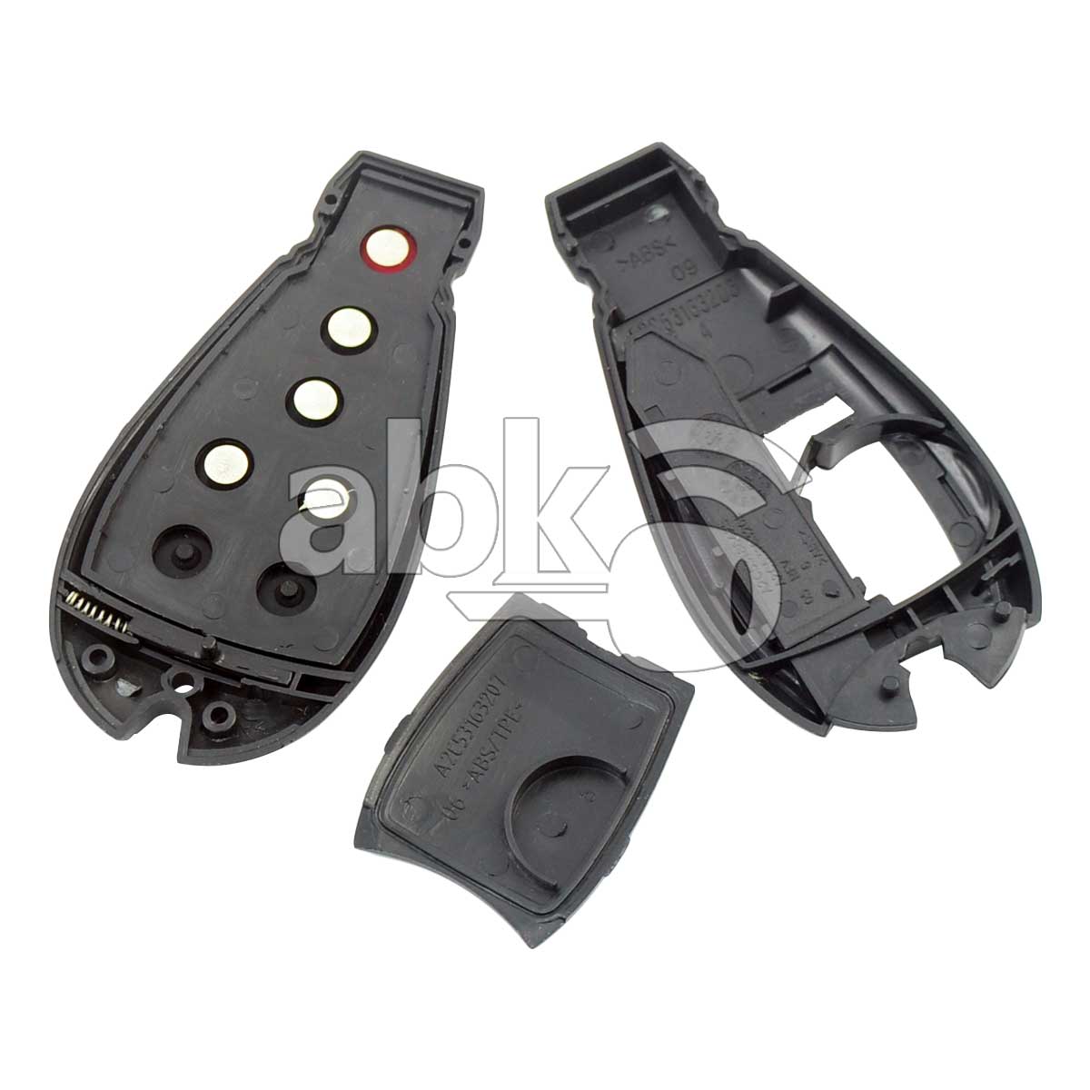 Jeep Chrysler Dodge Fobik 2007+ Remote Control Cover 5Buttons M3N5WY783X - ABK-2915 - ABKEYS.COM