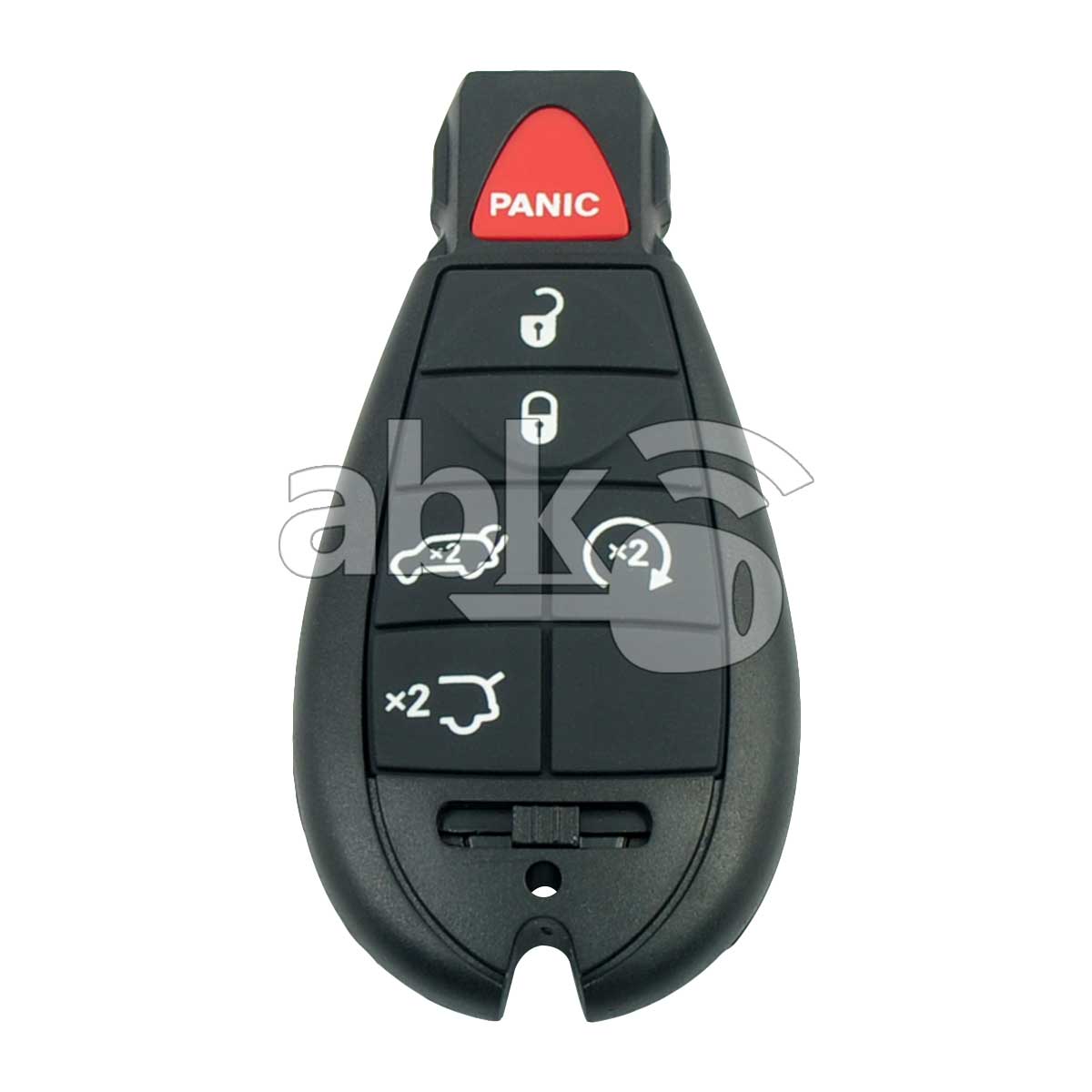 Jeep Chrysler Dodge Fobik 2007+ Remote Control Cover 6Buttons M3N5WY783X - ABK-2920 - ABKEYS.COM