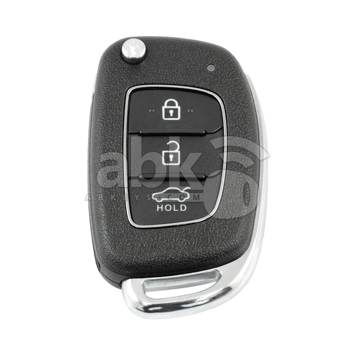Genuine Hyundai Grand I10 2020+ Flip Remote 3Buttons 95430-K6500 433MHz SVI-AERGE03 - ABK-2926 -