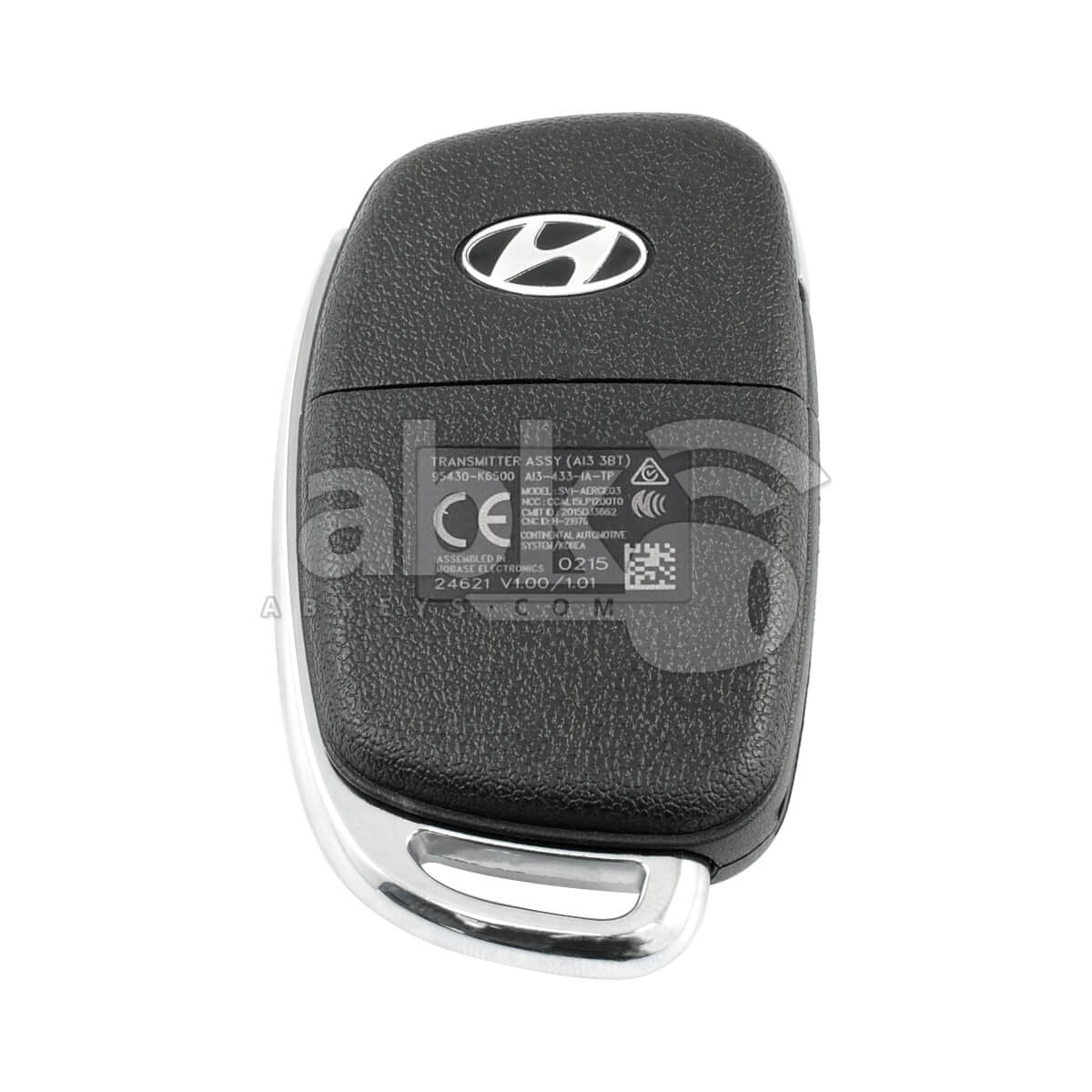 Genuine Hyundai Grand I10 2020+ Flip Remote 3Buttons 95430-K6500 433MHz SVI-AERGE03 - ABK-2926 -