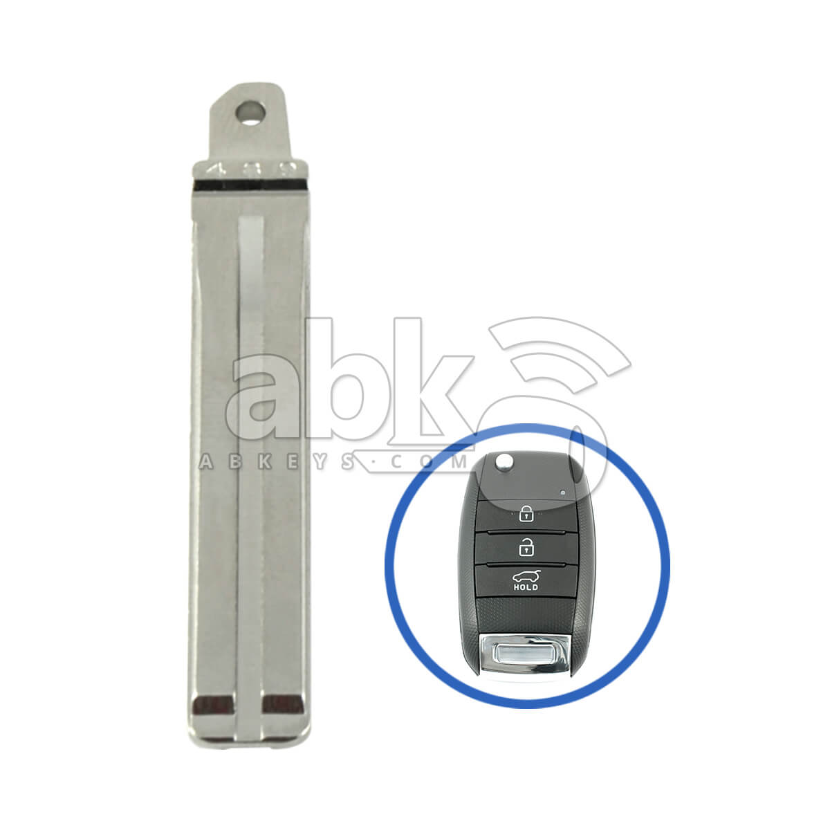 Kia Cadenza 2013+ Flip Remote Key Blade 81996 3R500 TOY40   ABK 2948   ABKEYS