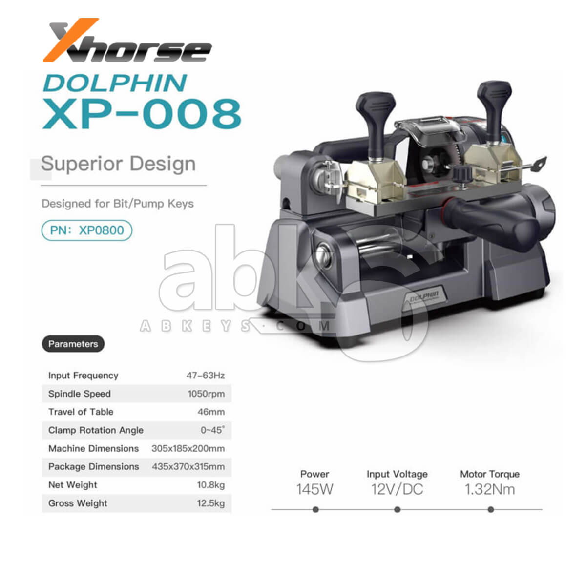 Xhorse Dolphin XP-008 Key Cutting Machine ABK-2959|ABKEYS