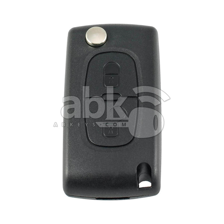 Citroen 2003+ Flip Remote Cover 2Buttons CE0523 VA2 - ABK-2967 - ABKEYS.COM