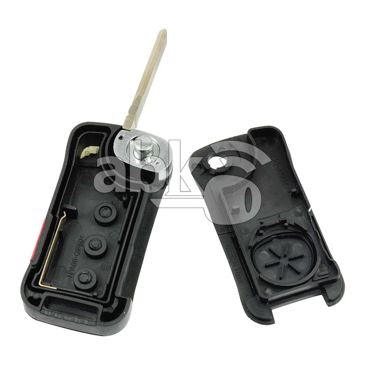 Porsche Cayenne 2003+ Flip Remote Cover 4Buttons HU66 - ABK-2971 - ABKEYS.COM