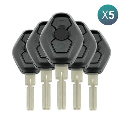 Bmw 3 5 7 Series 1997+ Remote Key 5Pcs Offer 3Buttons 315MHz LX8FZV HU58 - ABK-2980-OFF5 -