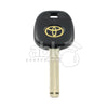 Genuine Toyota Transponder Key DST-AES ID8A P1 3A TOY48 Golden Logo - ABK-3007-3A - ABKEYS.COM