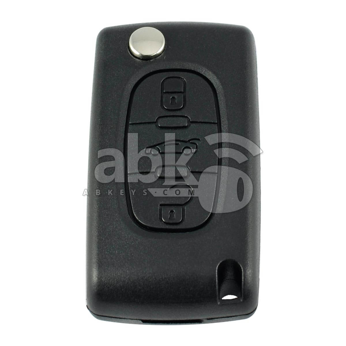 Peugeot 2003+ Flip Remote Cover 3Buttons CE0523 VA2 - ABK-3016 - ABKEYS.COM