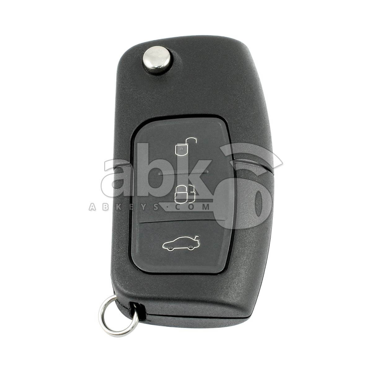 Ford C-Max Focus Mondeo Kuga 2006+ Flip Remote 3Buttons 1753886 434MHz 5WK48791 HU101 - ABK-3056 -